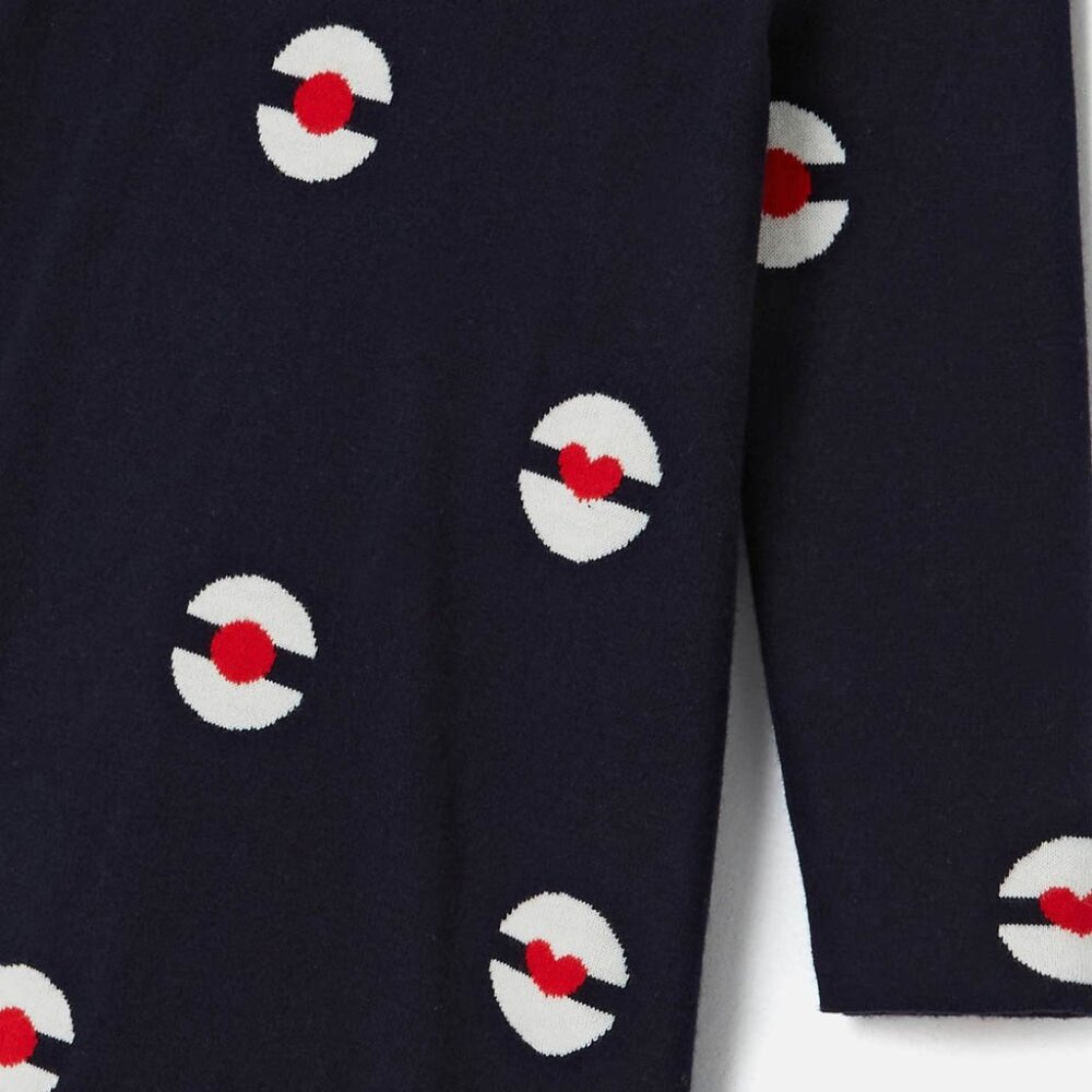 Jacadi Paris Jaquard Knit Dress with Sailor Berets - Picture 9 of 9